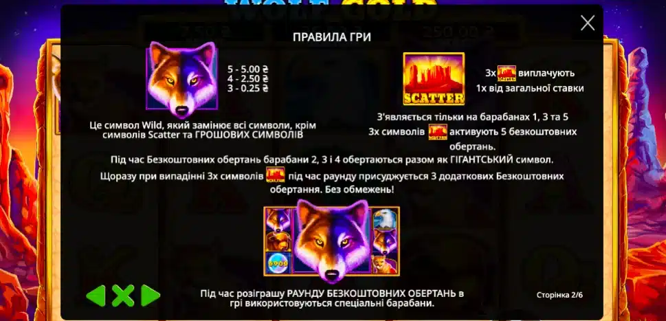 Бонуси Wolf Gold